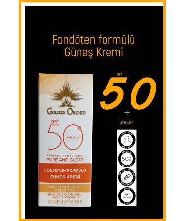 Golden Orchid Brightening Foundation Formula Sunscreen Face Cream Spf+50 (60ml) - Buy Online on GoSupps.com