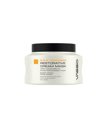 VASSO WOMEN Emergency Rescue Hair Care Mask with Keratin and Caviar Extract for Extremely Damaged Hair 525 ml - Buy Online on GoSupps.com