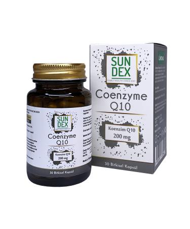 Sun Dex Family Health Since 2021 Coenzyme Q10 200 mg 30 Herbal Capsules