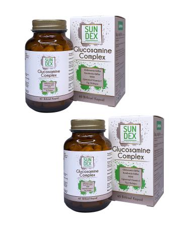 Sun Dex Family Health Since 2021 2 Pack Glucosamine Complex 60 Herbal Capsules