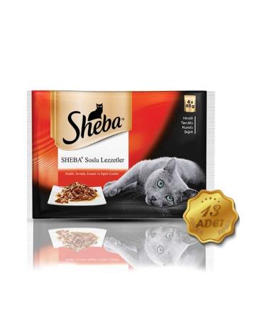SHEBA Pouch Meaty Varieties 4 Pieces 85 Gr X 13 Pieces