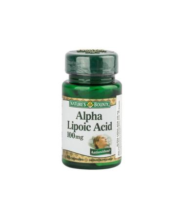 Natures Bounty Alpha Lipoic Acid 100mg 60 Capsules