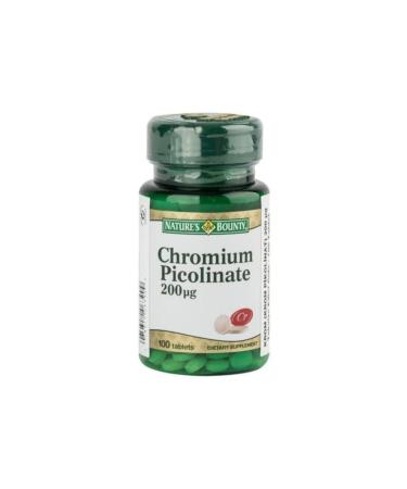 Natures Bounty Nb Chromium Picolinate 200 Mg 100 Tablets