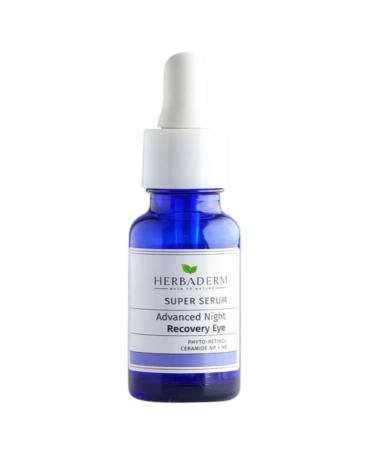 DermaDerm Advanced Night Recovery Anti-Wrinkle Brightening Phyto-Retinol Eye Contour Night Serum 20 ml