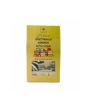 Liva Teachers' Day Book Patterned Box Chocolate 50 Pieces - Buy Online on GoSupps.com