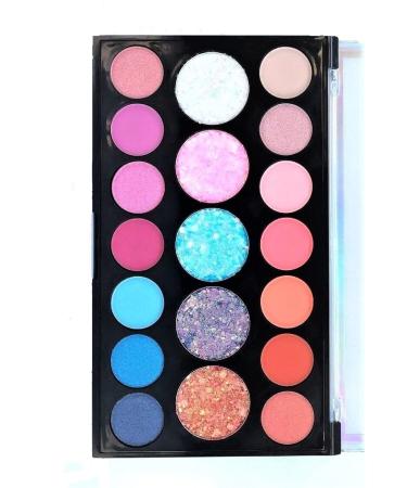 hbtasarim Rs 19 Eyeshadow Palette (5 Glitter + 7 Matte Eyeshadow + 7 Glitter Eyeshadow (clup Eyeshadow)