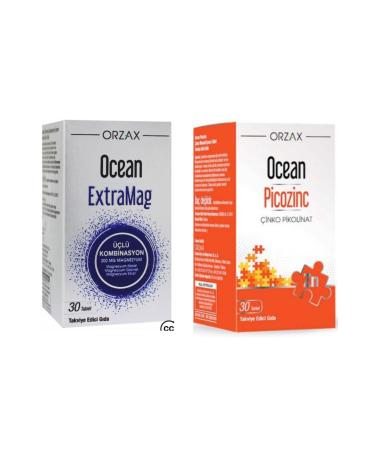 Ocean Ocean Extramag Triple Combination 30 Tablets and Ocean Picozinc Zinc Picolinate 30 Capsules