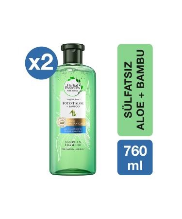 Herbal Essences Sulfate-Free Color Protection and Moisture Aloe + Bamboo Shampoo 380 ml