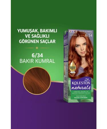 Wella Naturals Hair Dye Striking Copper 6/34
