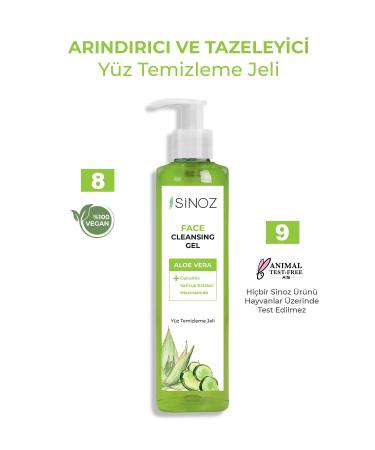 Sinoz Facial Cleansing Gel 250 Ml - Buy Online on GoSupps.com