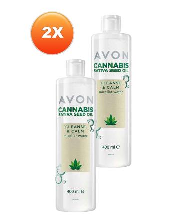 Avon C-Sativa Seed Oil Micellar Skin Cleansing Water 400 Ml. Duo Set - Buy Online on GoSupps.com