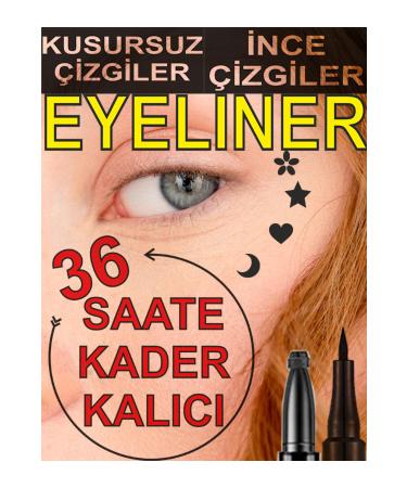 safhas WOMEN COSMETIC EYELINER DOUBLE SIDED FLAT AND STAMPED EYELINER WATER RESISTANCE 36 HOURS PERMANENT