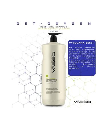 VASSO WOMEN Salt-Free Sulfate-Free Det Oxygen Densifying Plumping Shampoo 1500 ml - Buy Online on GoSupps.com
