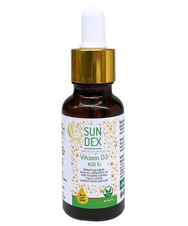 Sun Dex Family Health Since 2021 Vitamin D3 400 Iu 20 Ml Herbal Source 500 Drops - Buy Online on GoSupps.com