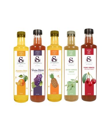 Suheylaana Tangerine Black Grape Pineapple Olive Leaf and Cherry Vinegar 250 Ml