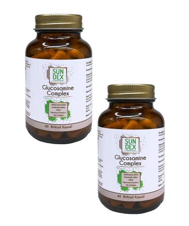 Sun Dex Family Health Since 2021 2 Pack Glucosamine Complex 60 Herbal Capsules - Buy Online on GoSupps.com