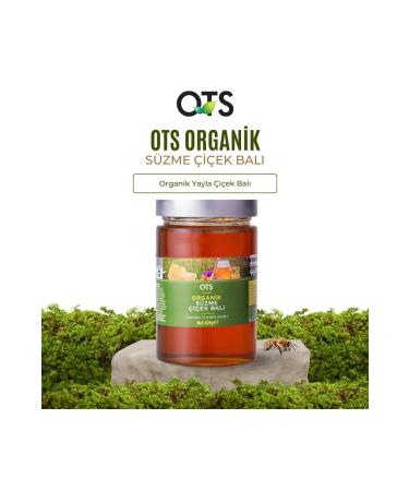 OTS Organic Flower Honey 390 gr - Buy Online on GoSupps.com
