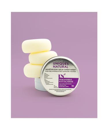 unique and natural Moisturizing Solid Hair Cream 60gr - Buy Online on GoSupps.com