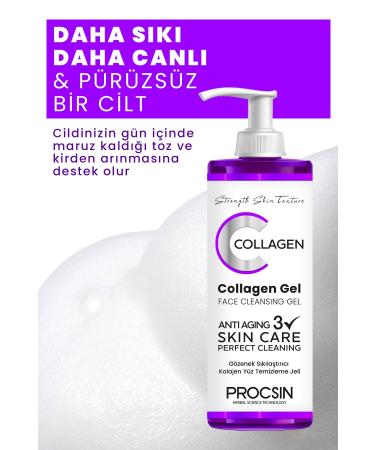 PROCSIN Pore Tightening Collagen Facial Cleansing Gel 150 ML - Buy Online on GoSupps.com