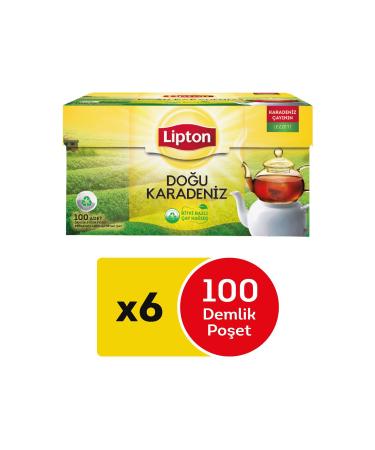 Lipton Eastern Black Sea Teapot Tea Bag 100 x 6 pieces