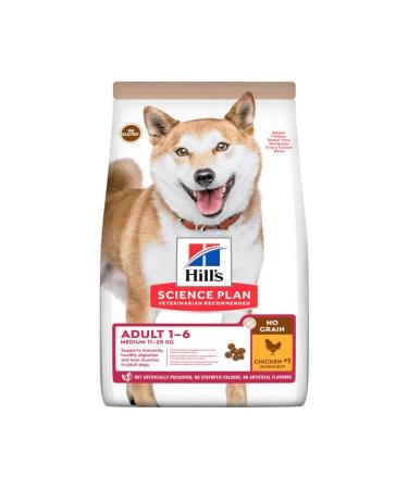 Hills Science Plan Hills Chicken Medium Breed Grain Free Adult Dog Food 12 Kg - Tp739025
