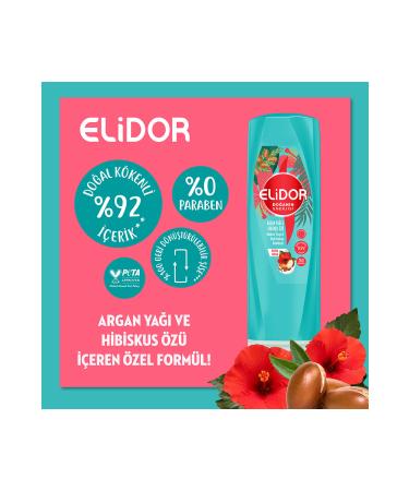Elidor Hair Care Cream Argan Oil and Hibiscus Extract 350 ml - Buy Online on GoSupps.com