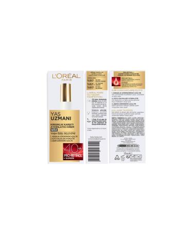 L'Oreal Paris L'oral Paris Age Expert 40 Anti-Wrinkle Brightening Eye Cream - Buy Online on GoSupps.com