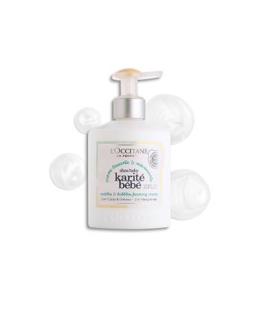 L'Occitane Shea Baby Foaming Cream - Shea Baby Hair and Body Shampoo - 300 ml - Buy Online on GoSupps.com