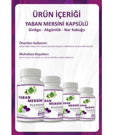 Gokcek Healing Blueberry Capsule (BLUEBERRY CAPSULE) - Buy Online on GoSupps.com