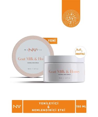NATURAVIA COSMETICS Goat Milk & Honey Moisturizing Cream - Buy Online on GoSupps.com