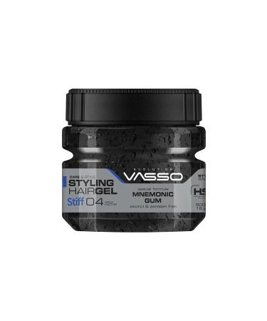 Vasso Men 24 Hours Superior Hold Wet Look Memory Hair Gel Stiff Mnemonic Gum Gel 500 ml - Buy Online on GoSupps.com