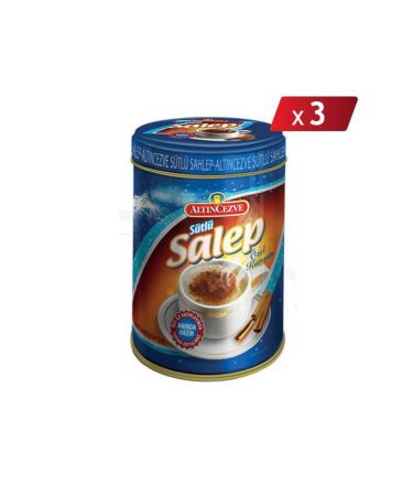 Alt ncezve Tin Milk Salep 250 gr - 3 Pack