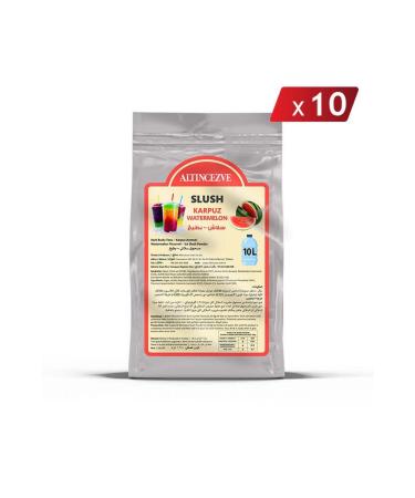 Alt ncezve Ice Slush Snowy Icy Snow Powder | Watermelon 1.250 gr - 10 LX 10 Pieces