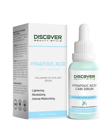 Discover Beauty Style Intensive Moisturizing and Plumping Effective Regenerating Hyaluronic and Folic Acid Serum 30 ml - Buy Online on GoSupps.com
