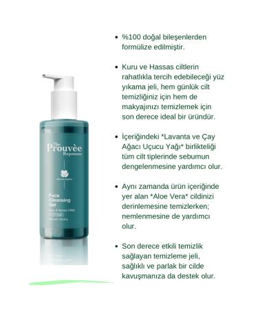 The Prouvee Reponses 0 Natural Facial Cleansing Gel 400 ml. (For Dry and Sensitive Skin) - Buy Online on GoSupps.com