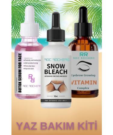roc rochers Eyebrow & Eyelash Growth Serum + Skin Whitening Serum + Botox Plumping Serum - Buy Online on GoSupps.com