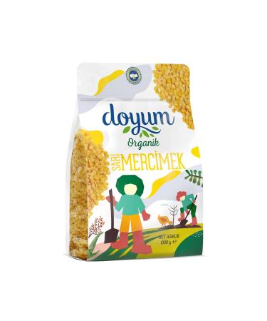 Doyum Organic Yellow Lentils 1 Kg