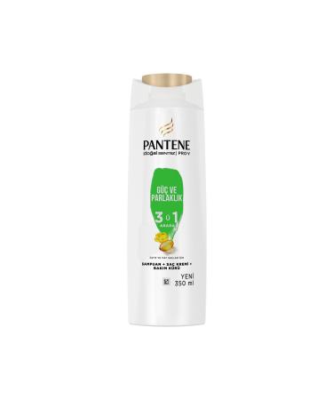 Pantene Natural Synthesis Power and Shine 3 in 1 Shampoo 350 ml