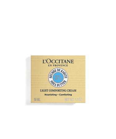 L'Occitane Shea Butter Light Comforting Cream - Shea Moisturizing Face Cream - 50 ml - Buy Online on GoSupps.com