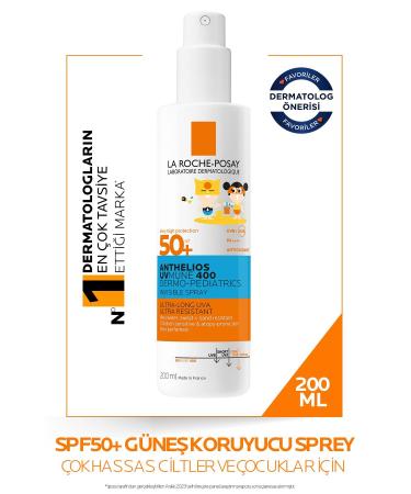 La Roche Posay ANTHELIOS DERMO PEDIATRICS UVMUNE 400 SUN PROTECTIVE SPRAY SPF50+ 200ML PSSN2981