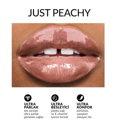 Avon Ultra Color Lip Gloss Nourishing Lip Gloss Just Peachy - Buy Online on GoSupps.com