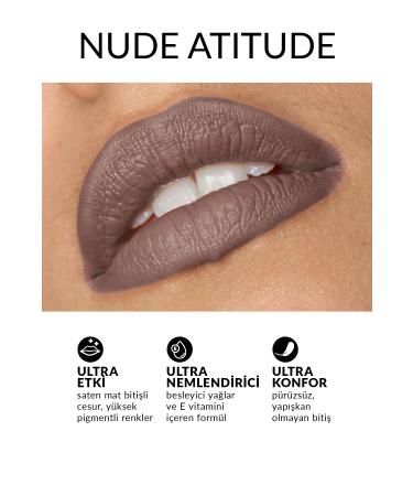 Avon Ultra Colour Ultra Liquid Matte Lipstick 7 Ml. Nude Attitude - Buy Online on GoSupps.com
