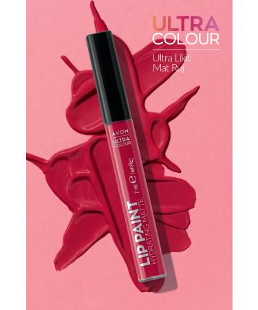 Avon Ultra Colour Ultra Liquid Matte Lipstick 7 Ml. Raspberry Truffle