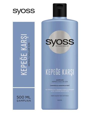 Syoss Anti-Dandruff Shampoo 500 Ml X 3 Pieces - Buy Online on GoSupps.com