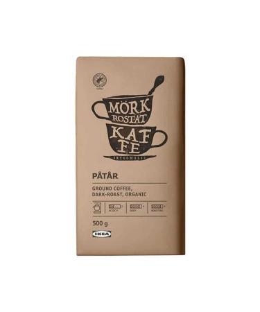 IKEA PATAR dark roast organic ground coffee 500 gr Organic