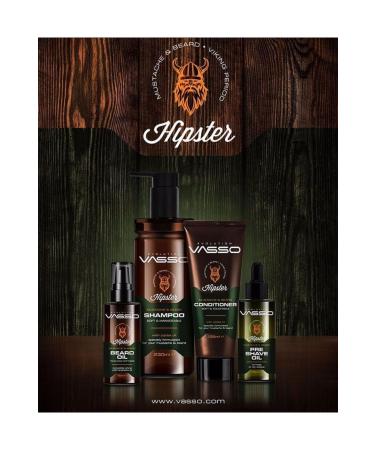 Vasso Men Beard and Eyebrow Thickening Herbal Oil 75 ml - Buy Online on GoSupps.com