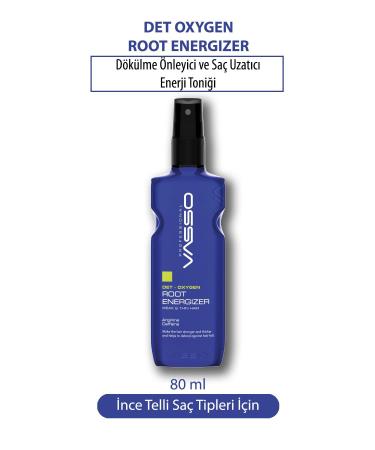 VASSO WOMEN Anti-Loss and Fast Hair Growth Hair Tonic Strengthening Serum Root Energizer 80 ml