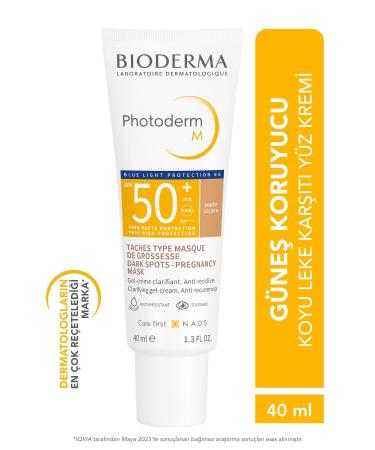 Bioderma PHOTODERM M GOLDEN SPF50+ SKIN BRIGHTENING HIGH PROTECTION COLOR FACE SUN CREAM 40 ML PSSN2868