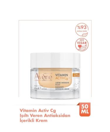 Avene VITAMIN ACTIV CG GLITTERING ANTIOXIDANT CONTENT BRIGHTENING-GLITTERING CREAM 50 ML PSSN2915