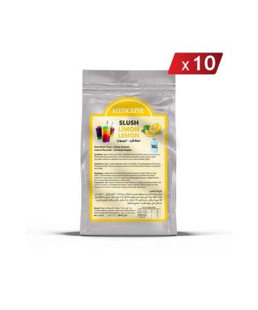 Alt ncezve Ice Slush Snowy Icy Snow Powder | Lemon 1.250 gr - 10 LX 10 Pieces